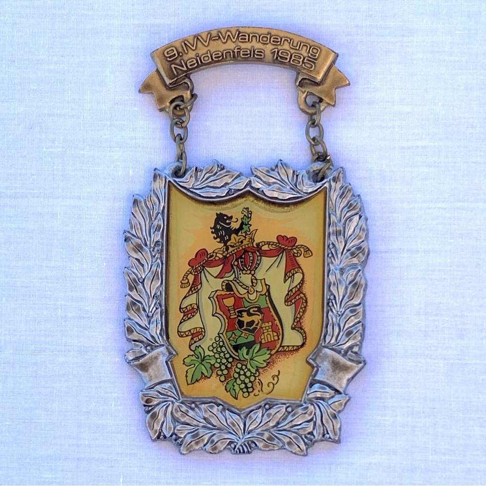 German Hiking Days Medal 1985 Neidenfels Wanderung